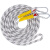 户外高空作业延伸涤纶绳延伸登山绳安全带连接绳安全绳绳耐磨绳 12米双钩(耐磨型)