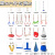 幼儿园早教儿童感统训练器材悬挂秋千体适能攀爬悬吊木制绳梯吊环 五档绳梯