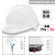 千奇梦适用于安全帽工地男国标加厚玻璃钢头盔工程施工领导透气工作帽厂 ABS[加厚]588款-白色