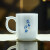 景德镇陶瓷中式家用马克杯办公室喝水杯带加热杯垫茶水分离杯早餐热牛奶 龙杯－龙马精神礼盒装