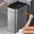 智能感应式垃圾桶厨房自动打包客厅厕所卫生间办公室大号 30L白色自动打包[客厅厨房 12L以上