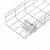 沃数 网格桥架 BZX50 304不锈钢八字支撑座 高50mm 1个 用于网状线槽地面安装机柜下支撑固定