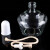斯福克丁 玻璃酒精灯 含灯芯灯帽 加热实验仪器 ML59 250ml 