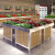 适用于不锈钢水果货架展示架水果店中岛专用水果货架堆头超市水果 120*80双层