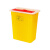 Supercloud 方形利器盒卫生所实验室医疗用锐器盒黄色废物垃圾桶 25L