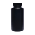 垒固 HDPE塑料大口圆瓶试剂瓶高密度聚乙烯分装瓶广口塑料样品瓶 黑色加大口1000ml（4个）