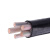 明超 无氧铜芯聚乙烯交联绝缘电力电缆聚氯乙烯护套电缆线 YJV-0.6/1kV-3*185+1*95 黑色 1m