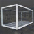 天津移动房集装箱住人彩钢集成阳光房屋办公室简易组装活动板房 白色框架3m*6m