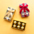 Nutella费列罗巧克力6粒结婚喜糖成品含糖生日礼物活动伴手礼礼品礼盒装 6粒Ferrero(无手提袋) 红色(镂空囍)