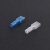 定制适用PVC透明端子护套旗形插簧护套 阻燃环保ROHS接线端子公母绝缘护套 2000只(250)6.3-4.0 普通 蓝色
