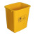 适用废弃物垃圾桶黄色无盖桶加厚塑料污物桶废物医院生活灰色小号 20L灰色无盖桶