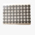 布基标签塑基圆标24灰色炭纤维不干胶标签30布基胶贴25宽圆点定制 50mm(5000片)