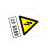 伊莱科（ELECALL）止步高压警示牌 全铝板UV优质警示牌20CM*30CM