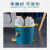 脚踏式垃圾桶带盖脚踩客厅卫生间厕所厨房卧室创意简约拉圾筒 12L蓝色带内筒
