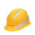 百舸 ABS安全帽 领导防砸劳保头盔 四面透气反光款 黄色 BG-TB-0938