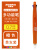 斑马牌日本ZEBRA斑马41多功能圆珠笔活动铅笔B4SA1多色圆珠笔4色圆珠笔 橙色