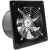 KEDOETY110v电压排风扇4寸6寸7寸8寸10寸12寸窗式厨房卫生间换气扇排气扇 黑.色4寸排气扇(110V)