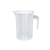 量杯 塑料 量杯带刻度量筒奶茶店用具工具专用塑料计量杯1000ml5000毫升MSY 六件套量杯