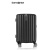 新秀丽（Samsonite）行李箱时尚竖条纹旅行箱飞机轮托运箱商务GU9*09003 黑色 20英寸