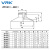 威尔克VRK ZP系列带卡环扣环真空吸盘机械手工业气动硅胶配件ZP吸盘 ZP-50CS 硅胶 