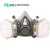 IGIFTFIRE防毒面具6200防尘口罩喷漆专用化工气体呼吸护罩工业 6200配6002滤盒七件套