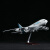 功斌空客A380东航海航波音787国航747仿真客机飞机模型标配带轮子 1:135国航紫金号A330