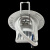 欧司朗OSRAMLED筒灯嵌入防雾洞灯天花客厅卧室餐厅灯开孔7.5MM 3.3W/白光6500K 2.5寸