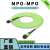 mpo光纤跳线om5电信级MPO-MPO转-MPO/MTP/LC/FC8芯12芯24芯OM5万兆 8芯 MPO-8LC OM5 0.5m