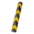 反光橡胶护角条 尺寸：120cm*10cm*0.8cm；颜色：黑黄