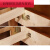 圣洛克实木床子床边木条1.8米1.5实木板松木方料床支撑 床子3*6*长114cm带金属托+螺丝