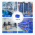京顿 塑料周转箱蓝色塑料盒长方形工具箱零件物料收纳盒配件整理箱145*95*54mm