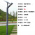 LED户外照明3米3.5米景区公园防水太阳能铝型材景观道路灯 3米7字太阳能 40W