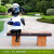 初构想（CHUGOUXIANG）户外卡通动物坐凳摆件座椅熊长颈鹿装饰雕塑景区公园林布朗幼儿园 Y-1501-1双人肖恩羊坐凳 -含发