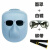澳颜莱电焊面罩焊工眼镜防护专用头戴式氩弧焊烧焊护脸防烤面具焊帽 黑镜10个送一个绑带(不含面具)