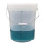 消毒桶带盖有刻度抹布美容院浸泡医院用尿桶10L透明塑料圆桶20升 10L半透明刻度桶(1个)
