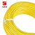 低烟无卤塑铜线 WDZ-BYJ 1.5单根硬铜线 100米/捆 黄色