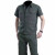 出极 夏季薄款工作服套装 劳保服 藏蓝色棉半袖2兜套装 单位：套  190（180-195斤） 