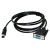 USB转MD8 8针 像机连PC/控制器 RS232串口通讯线 数据线 DB9款(无芯片) 1.8m