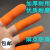 乳胶手指套防护劳保耐磨加厚防滑橡胶护指套一次性纹绣手指保护套 橙色麻点防滑100只（中号M