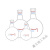 玻璃单口圆底烧瓶标准磨砂口耐高温球形实验室蒸馏瓶 5/10/25/50/100/150/250/50 25ml/14#