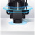 YEE水族箱养鱼充氧泵增氧鱼缸小型家用双孔氧气泵打氧加氧泵 3W单孔 +气石(+全套配件)黑款