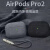 班美萝适用于airpods pro二代防摔套感翻毛皮苹果耳机壳airpods三代新款全包 灰可无线充电+不掉盖+送编 Airpods1/2代保护套