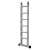 桂满枝铝合金人字梯工程用梯子加厚折叠梯 家用梯 双面梯子送货上门 1.5米标准人字直梯3米