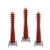 110KV高压悬式避雷器HY5WX氧化锌避雷器线路型HY10WZ-108/281/309 红色