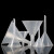 阿力牛 ASY-071 实验室透明小漏斗 耐高温三角漏斗 塑料锥形漏斗 60mm长颈（10个装） 