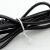 电镀锌铁丝扎线0.55 包塑铁大卷扎丝扁铁芯捆绳500米 黑/白色扎带 扎丝0.55黑圆形500米