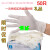 适用一次性乳胶手套丁腈橡胶卫生防护胶皮劳保手术工业手套加厚白 白色 白色50只 XL