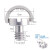 吊环四分之一相机螺丝1/4云台三脚架不锈钢3/8快拆C环快装板螺钉 SJ6013 1/4螺丝【1只价格】