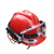 庄太太 应急救援头盔 ABS消防安全帽【手电+护目镜+头盔 (橙色)】ZTT1081