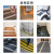 钢米 防滑磨砂楼梯台阶耐磨地板防水PVC警示胶带 黑色 2.5cm*5米 5卷装